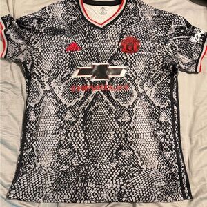 Adidas Black and White Snakeskin Jersey